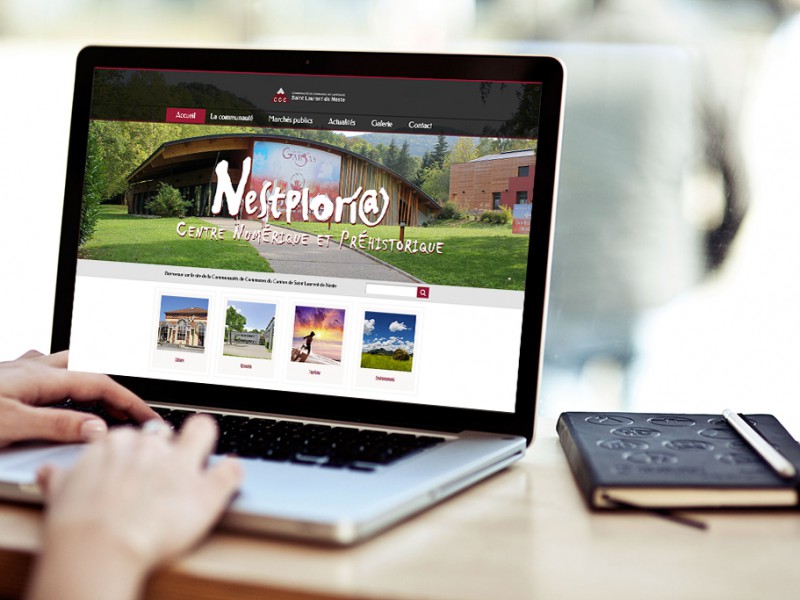 mockup d'un site internet responsive design réalisé par le CETIR