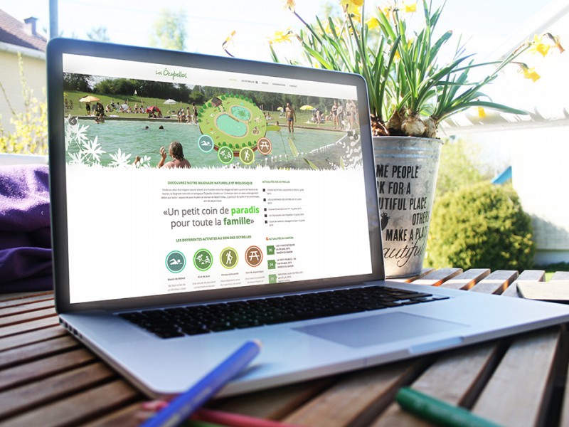 mockup d'un site internet responsive design réalisé par le CETIR
