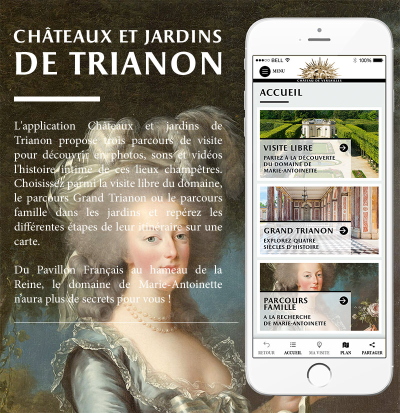 mockup dd'une application mobile réalisée par le CETIR